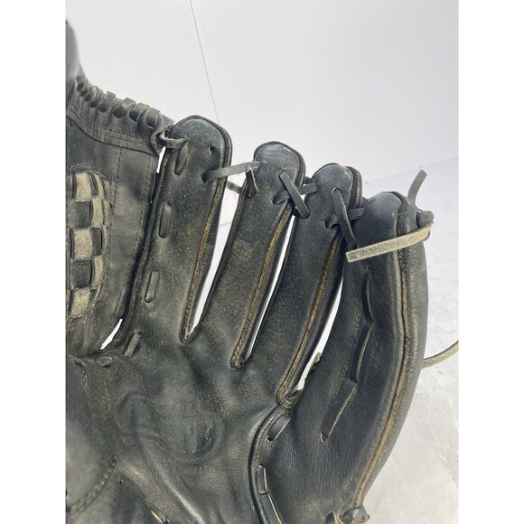 Wilson Elite Series BB/SB Glove RH Throw Black/Gray 13" Leather Custom Fit - Picture 8 of 9